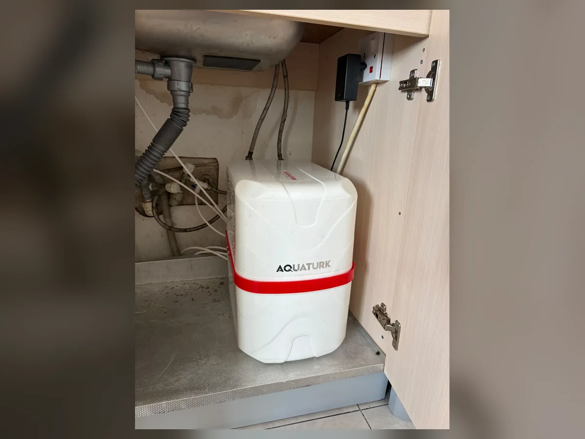 Kıbrıs bölgesinde Aqua X Su Arıtma Cihazı montajı